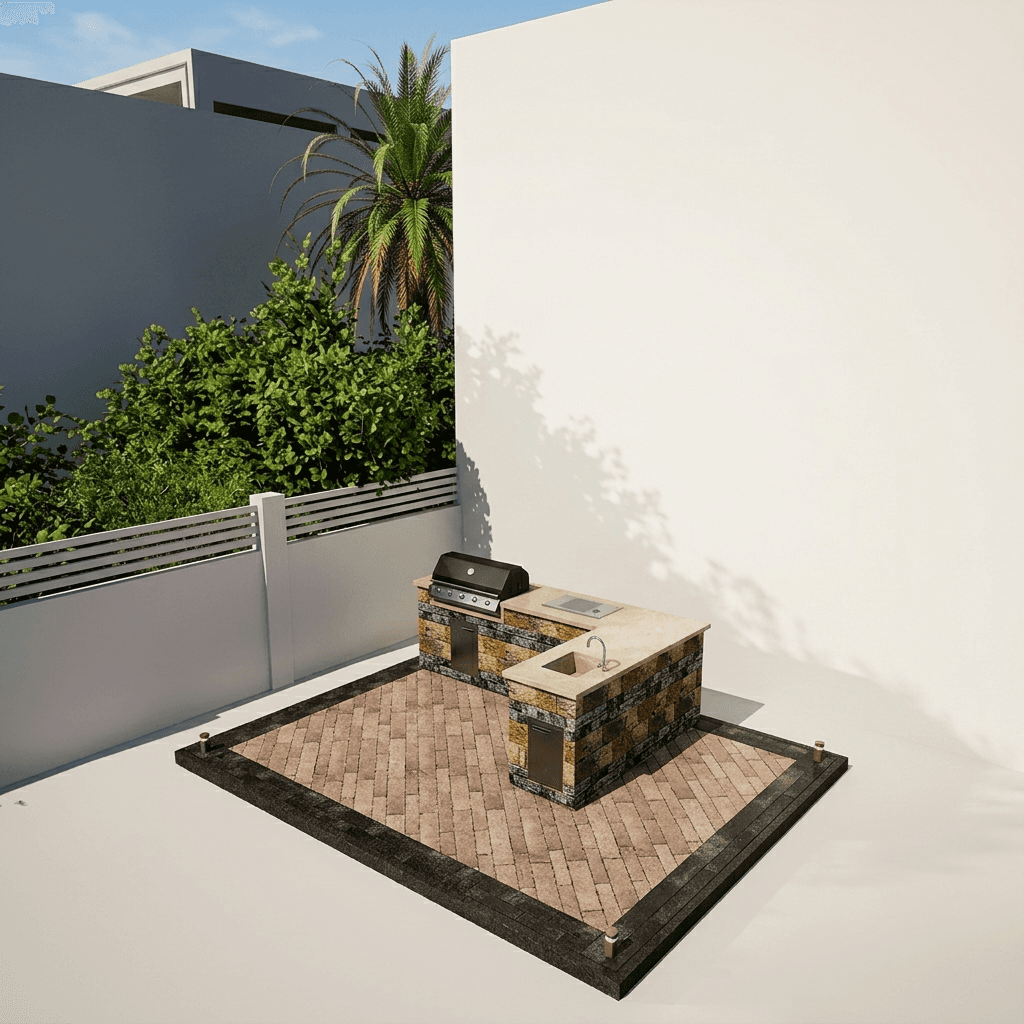 Outdoor Kitchen 4003 - 5.10 x 4.00 m